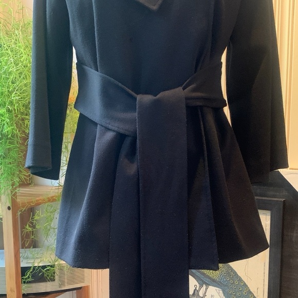 NEW CALVIN KLEIN WRAP JACKET MEDIUM BLACK - Picture 4 of 12